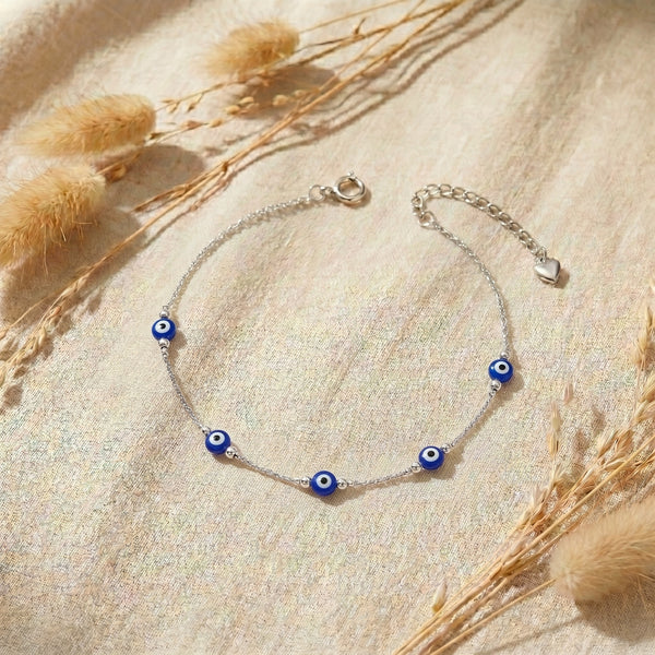 Classic Evil Eye Bead Anklet