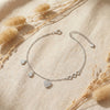 Sparkling Heart Charm Anklet