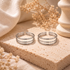 Triple Band Sterling Silver Toe Ring