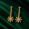 Blossom Petal Gold Helix Bugadi Earring