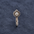 Pearl Rope Motif Sterling Silver Nose Pin