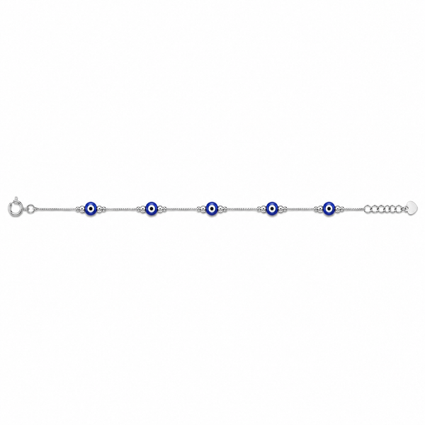 Classic Evil Eye Bead Anklet