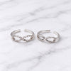 Infinity Loop Sterling Silver Toe Ring
