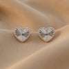 Amara Sunburst Heart Studs