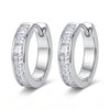 Luminary Princess Cut Huggie Hoops