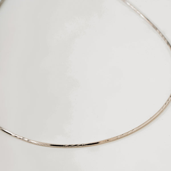 Minimal Sterling Silver Anklet