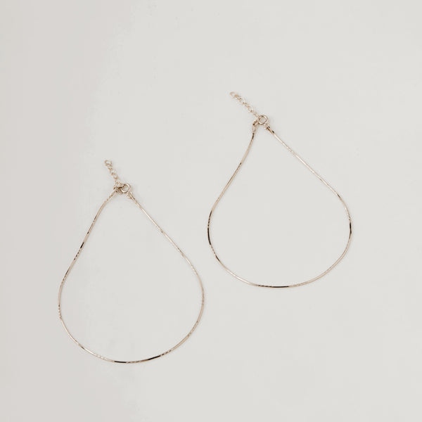 Minimal Sterling Silver Anklet