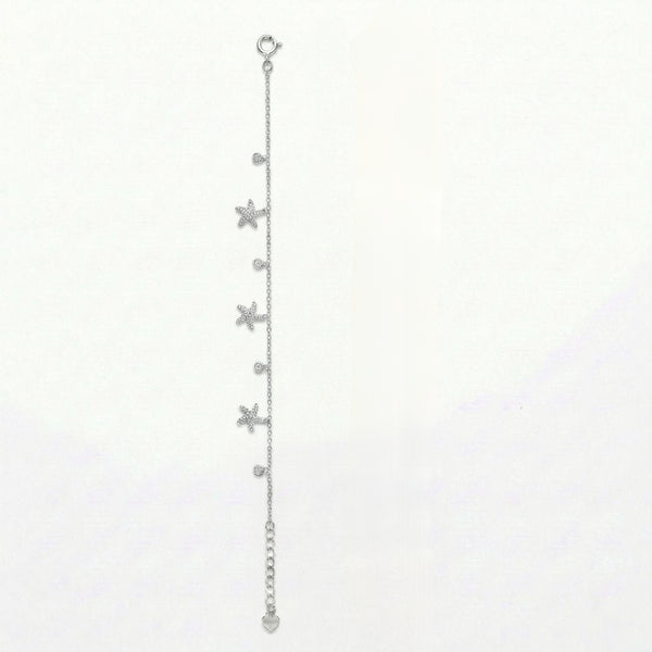 Starry Tide Dual-Layer Anklet