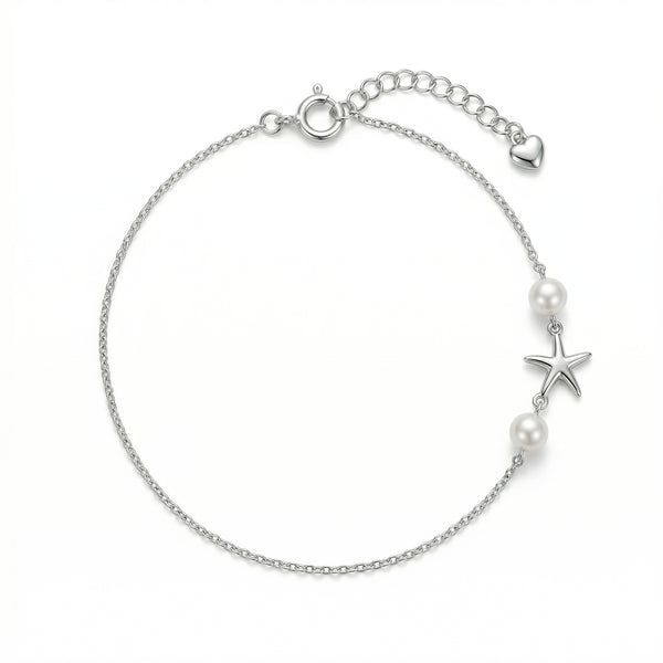 Pearly Starfish Anklet