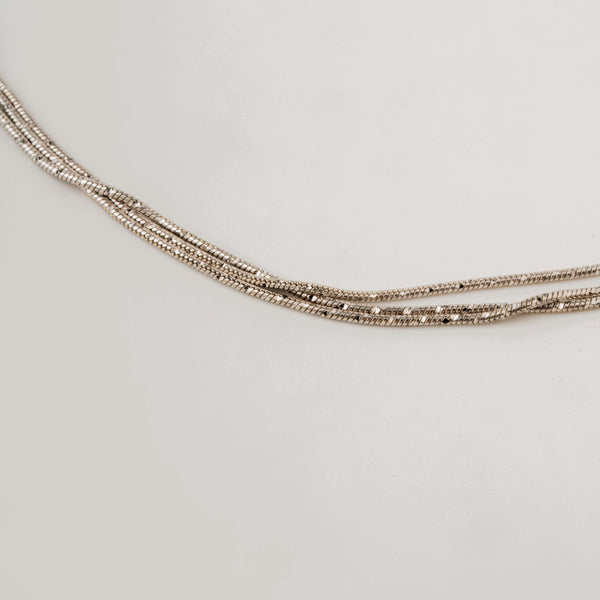Silver Stream – Sleek Sterling Silver Anklet