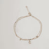 Luna Layers – Double Chain Sterling Silver Anklet