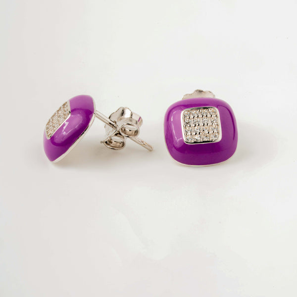 Plum Pop Studs