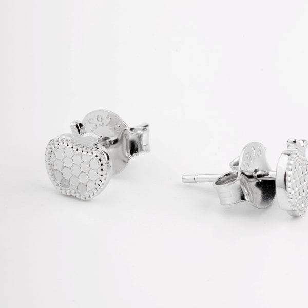 Apple Charm Studs