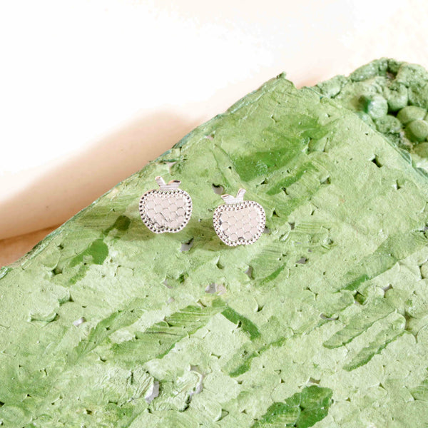 Apple Charm Studs