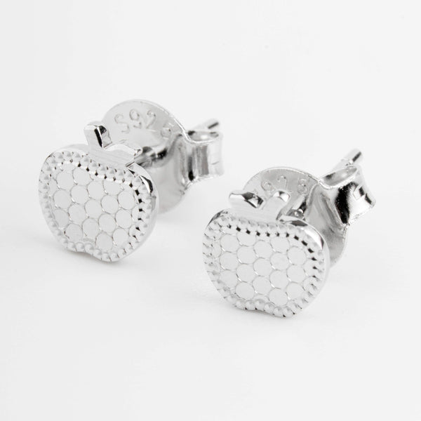 Apple Charm Studs