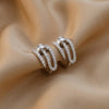 Nova Triple Spark 92.5 Silver Ear Cuff