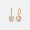 Aurelia Heart Drop Earrings