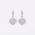 Starlit Heart 92.5 Silver Earrings