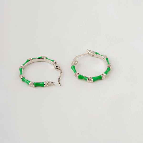 Green Halo Hoops