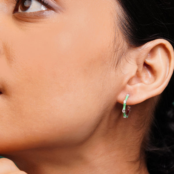 Green Halo Hoops