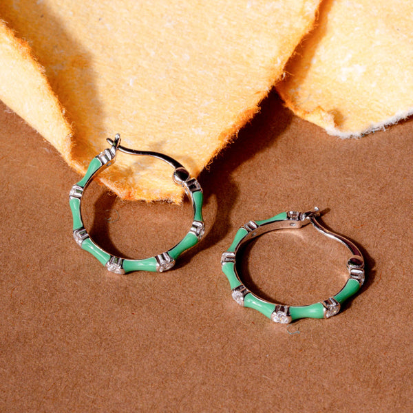 Green Halo Hoops
