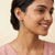 Emerald Halo Drop Earrings