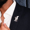 Gentlemen's Hour Brooch