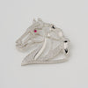 Heritage Hoof 92.5 Silver Brooch