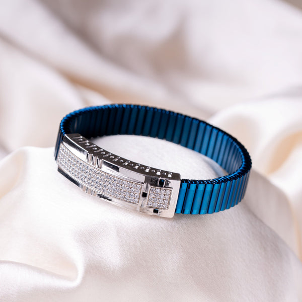 Ice Grid Adjustable Band Bracelet