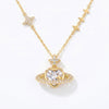 Celestial Orbit 92.5 Silver Heart Neckchain