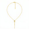 Infinite Knot Drop Necklace