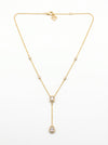 Celeste Drop Lariat Necklace