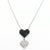 Midnight Duo Heart Necklace