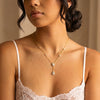 Celeste Drop Lariat Necklace
