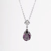 Royal Amethyst Drop Pendant Set