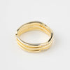 Flowy Wave Silver Ring