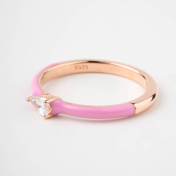 Rosé Blink Stackable Ring