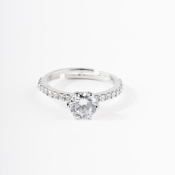 Eternal Solitaire Adjustable Ring