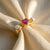 Crimson Promise 92.5 Ring