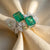 Emerald Horizon Dual Stone Ring