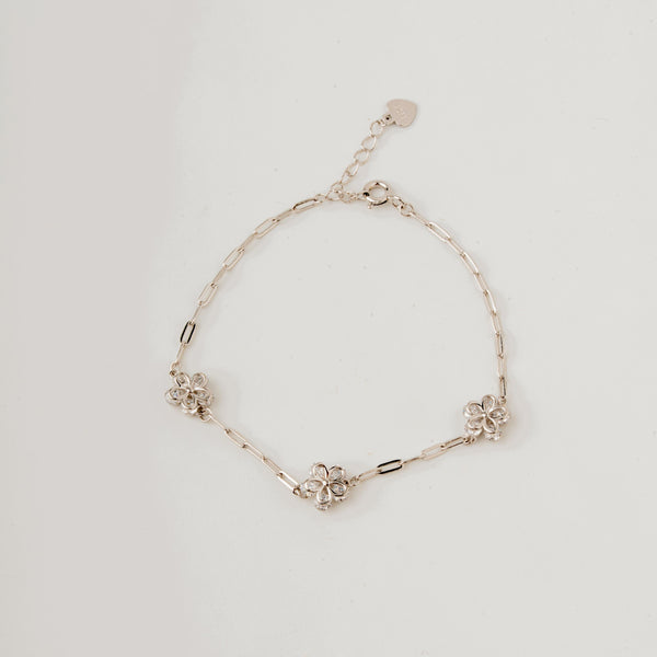 Silver Bloom Bracelet