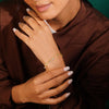 Seashell Sparkle Gold Plated Bracelet