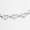 Linked Hearts Adjustable Bracelet