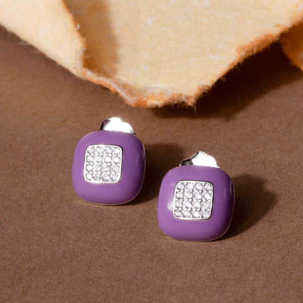 Plum Pop Studs