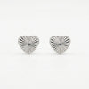 Amara Sunburst Heart Studs
