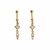 Cascading Diamond-Look Gold Bugadi Earring