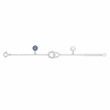 Whimsical Clover Evil Eye Anklet