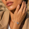Evil Eye Heart Bracelet