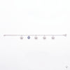 Celestial Starburst Evil Eye Anklet