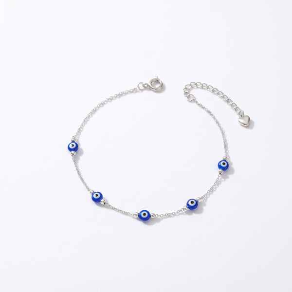 Classic Evil Eye Bead Anklet